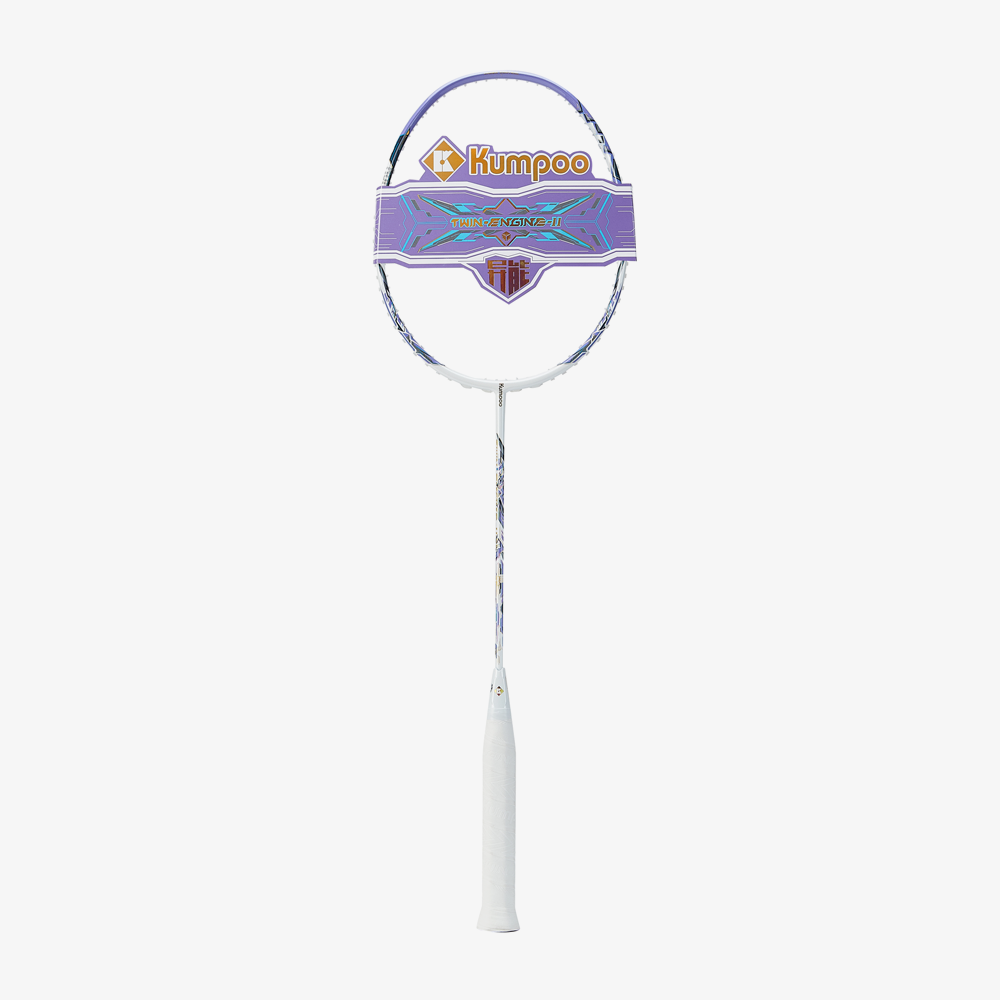 Kumpoo Twin Engine II Badminton Racket (Purple) (365)