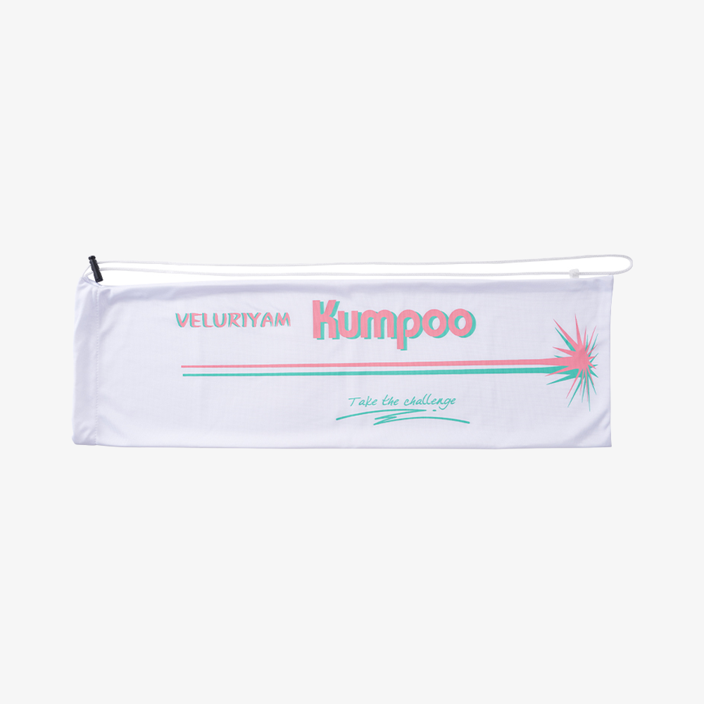 Kumpoo Veluriyam Badminton Racket (White/Pink) (122)