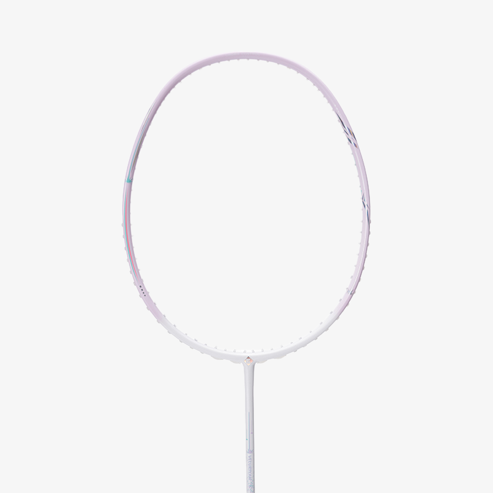Kumpoo Veluriyam Badminton Racket (White/Pink) (122)