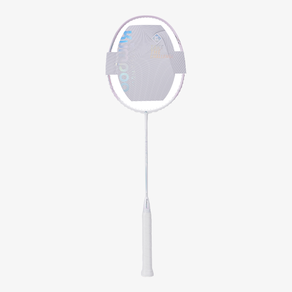 Kumpoo Veluriyam Badminton Racket (White/Pink) (122)