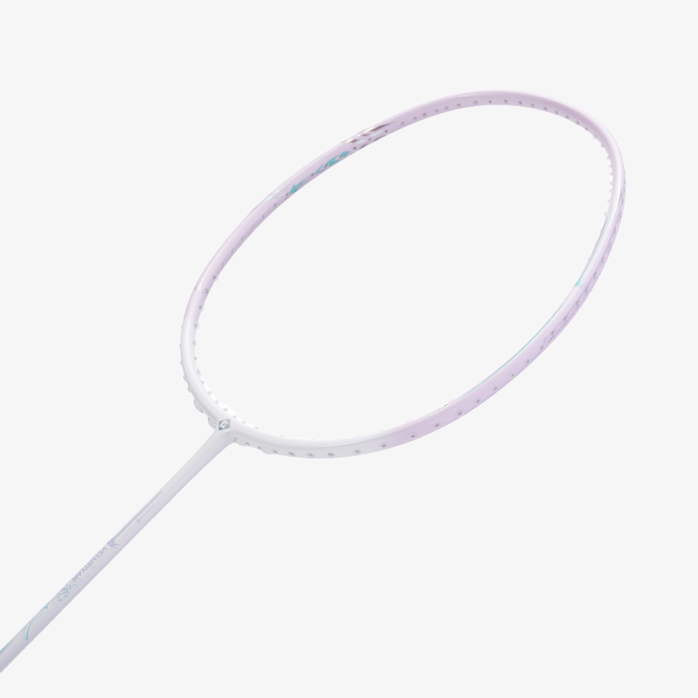 Kumpoo Veluriyam Badminton Racket (White/Pink) (122)