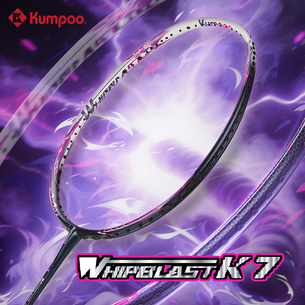 Kumpoo Whipblast K7 Badminton Racket (Pink) (511)