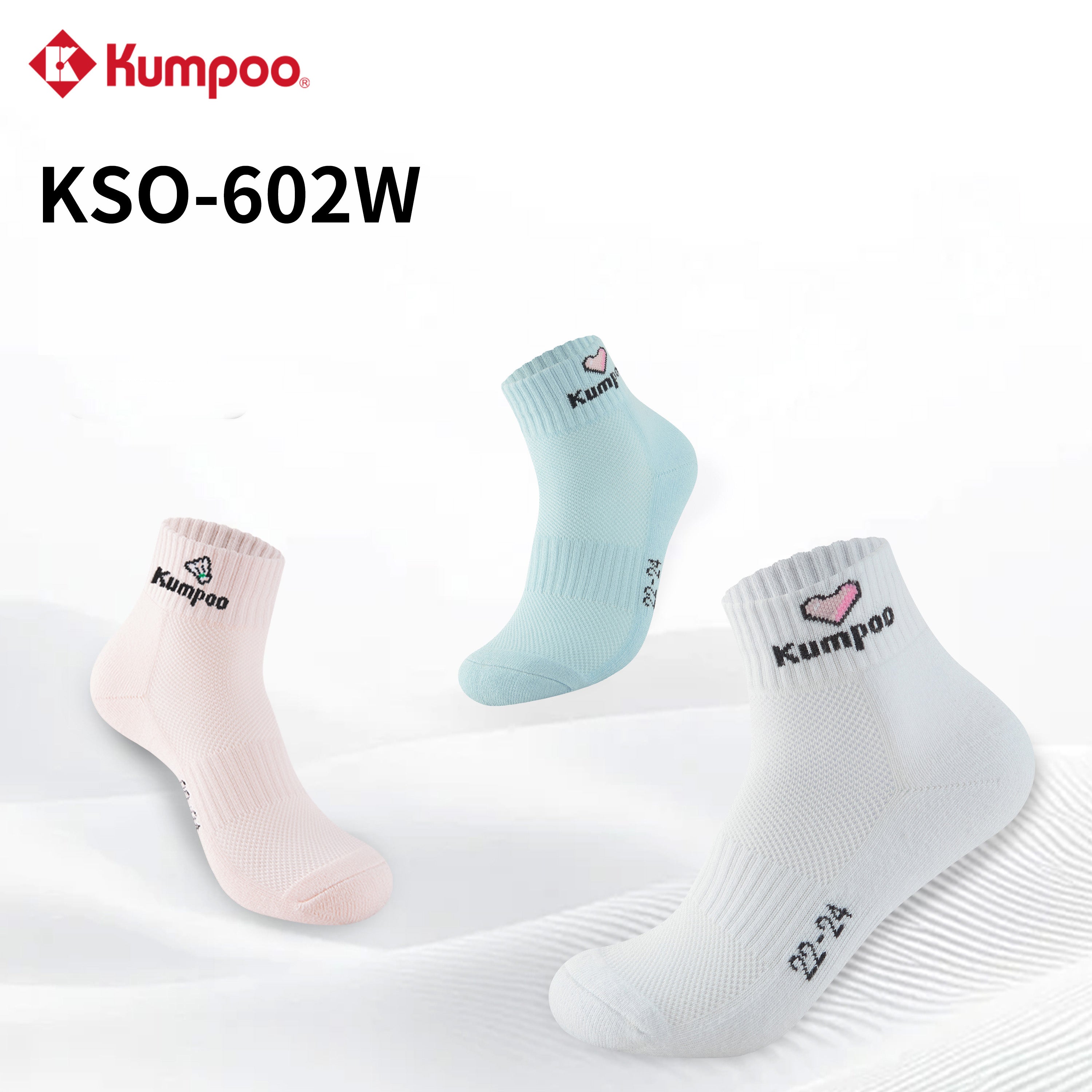 Kumpoo Women's Socks KSO-602W (Pink)