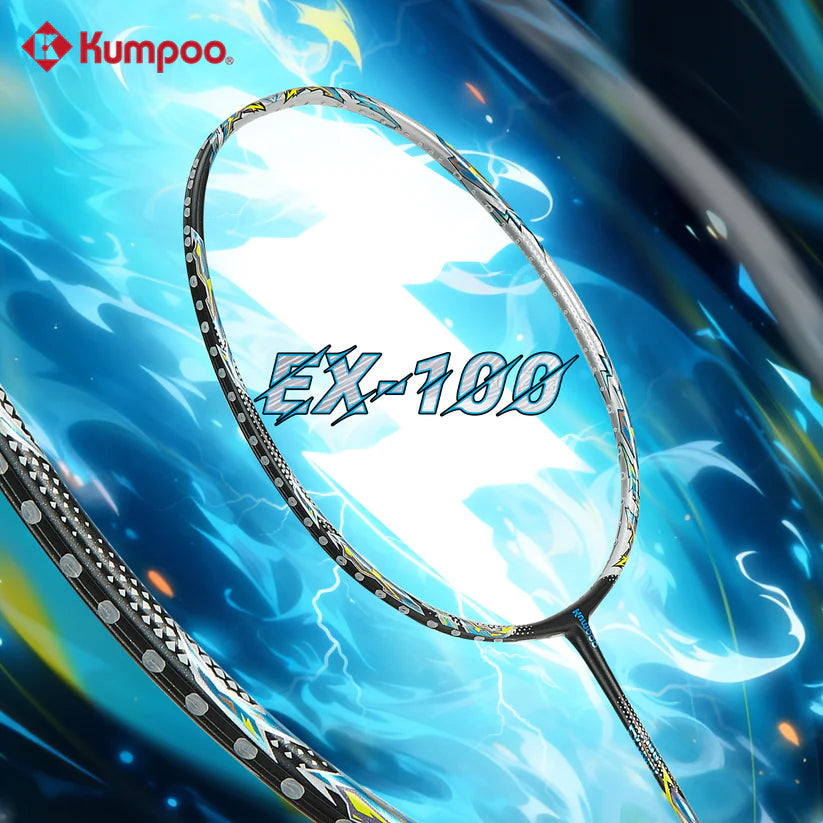 Kumpoo EX100 Badminton Racket (Blue/Yellow)
