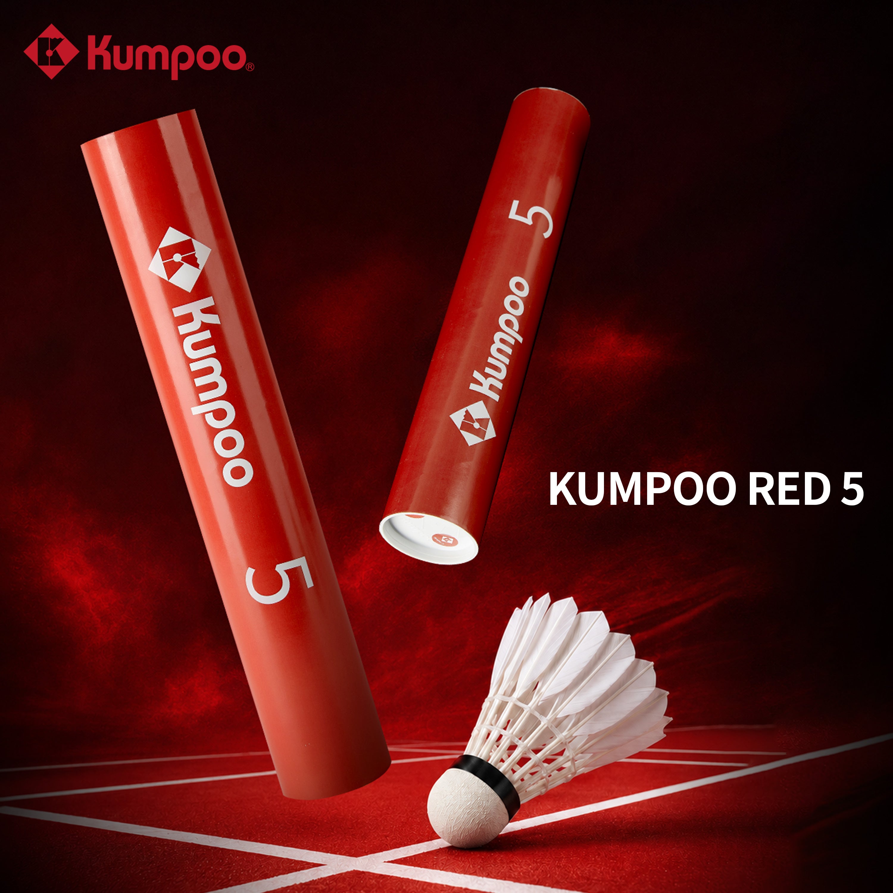 Kumpoo Red 5 Shuttlecock