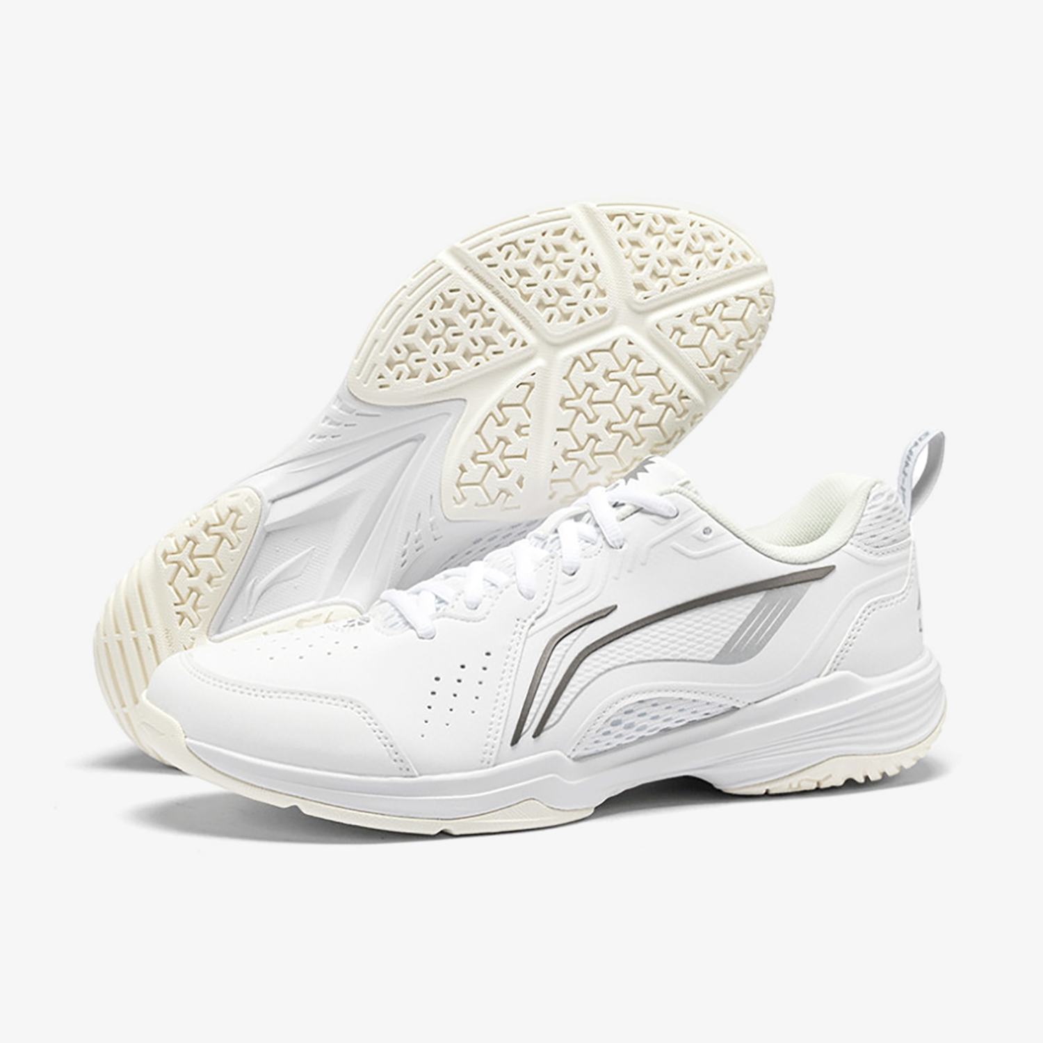 Li-Ning Almighty V2.0 Court Shoe (White/Silver)