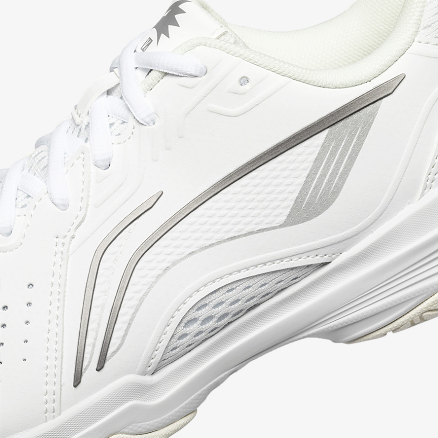 Li-Ning Almighty V2.0 Court Shoe (White/Silver)