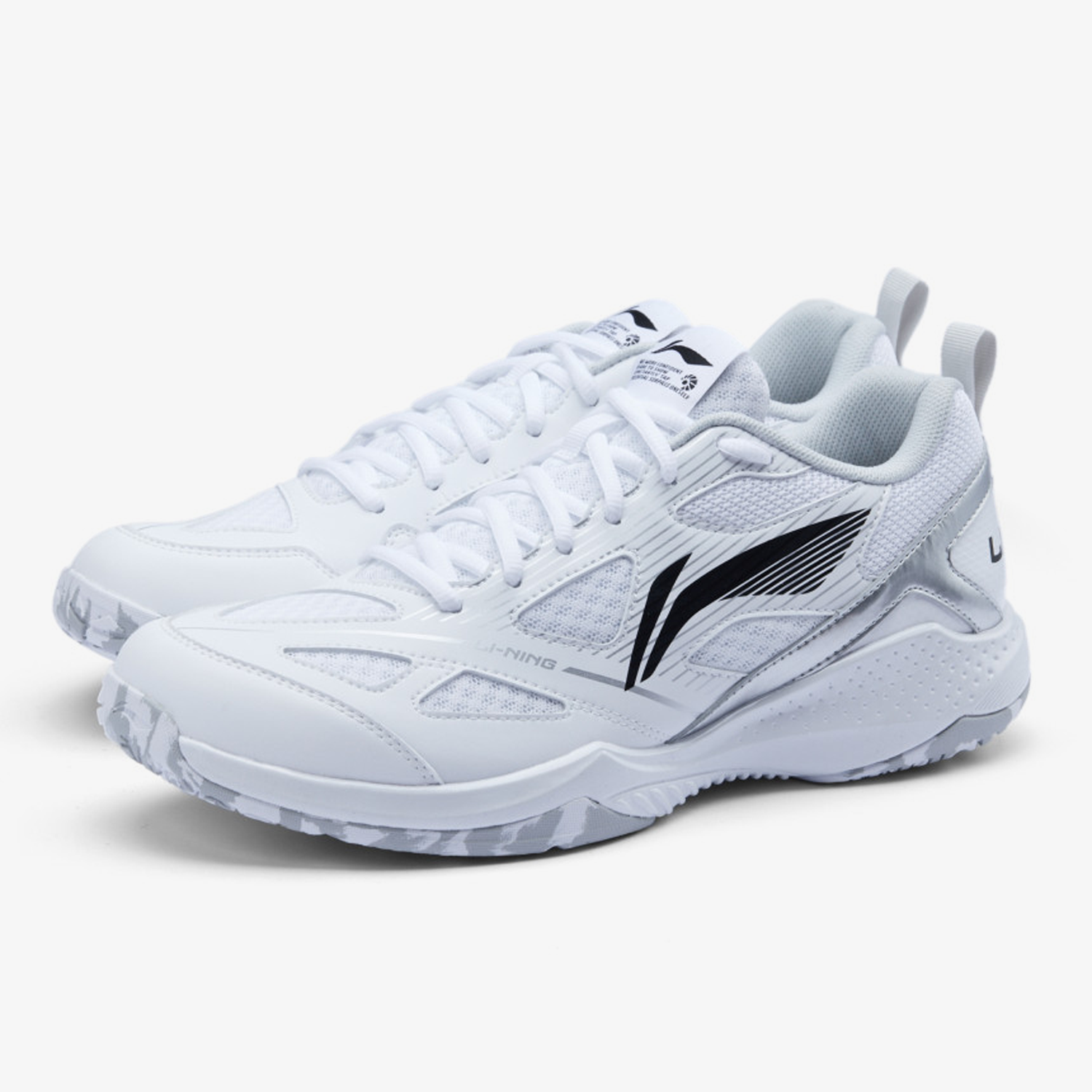 Li-Ning Blast Lite Wide Court Shoe (White/Black)