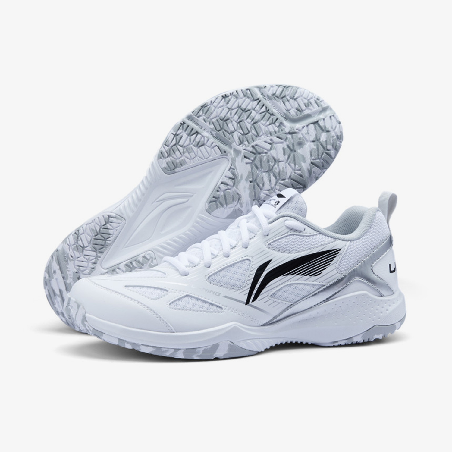 Li-Ning Blast Lite Wide Court Shoe (White/Black)