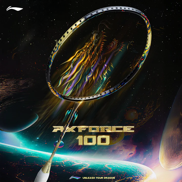 Li-Ning AxForce 100 Qilin (Gold/Blue/Black) – JoyBadminton Li-Ning AxForce 100 Qilin (Gold/Blue/Black) – JoyBadminton