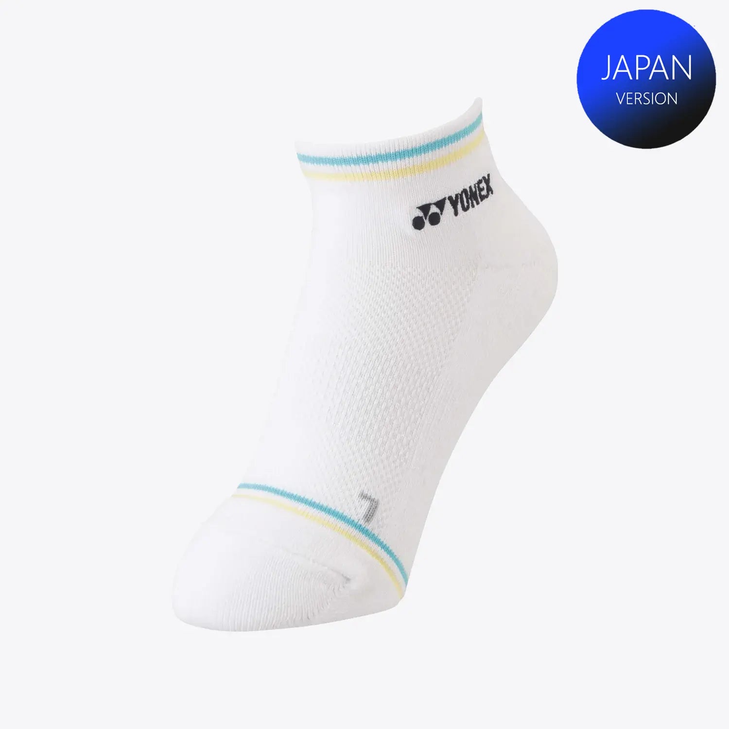 Yonex Women's Sports Low Cut Socks 29181WLBS (White/Light Blue) 