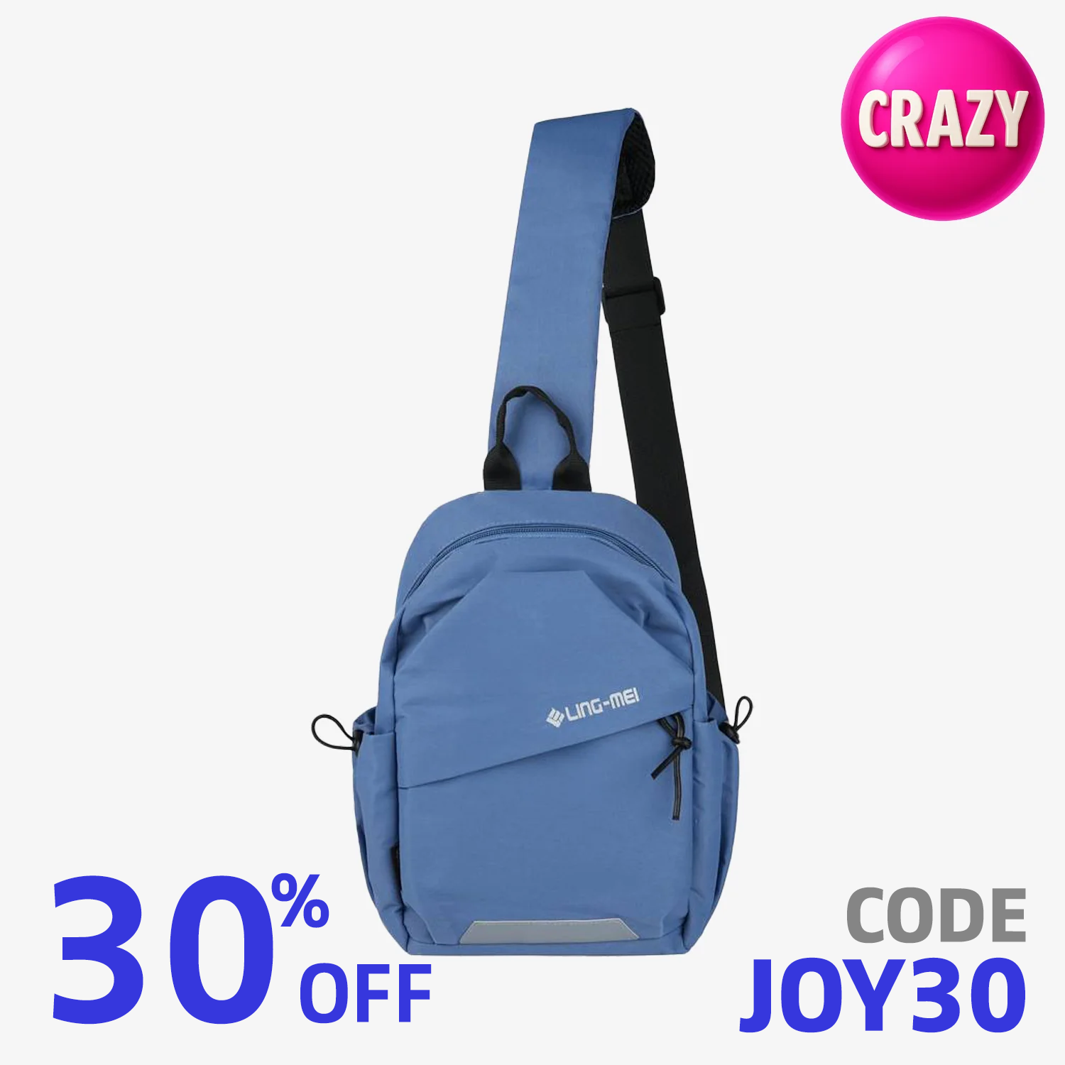 LingMei LBR2408 Sling Bag (Blue)