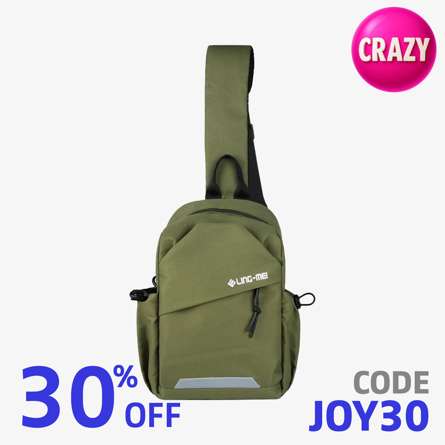 LingMei LBR2408 Sling Bag (Green)