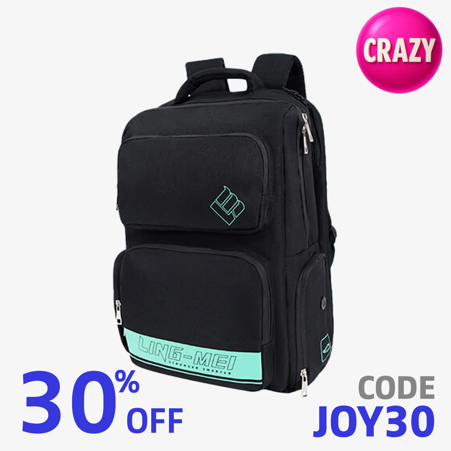 LingMei LBR5104 Badminton Backpack (Black)