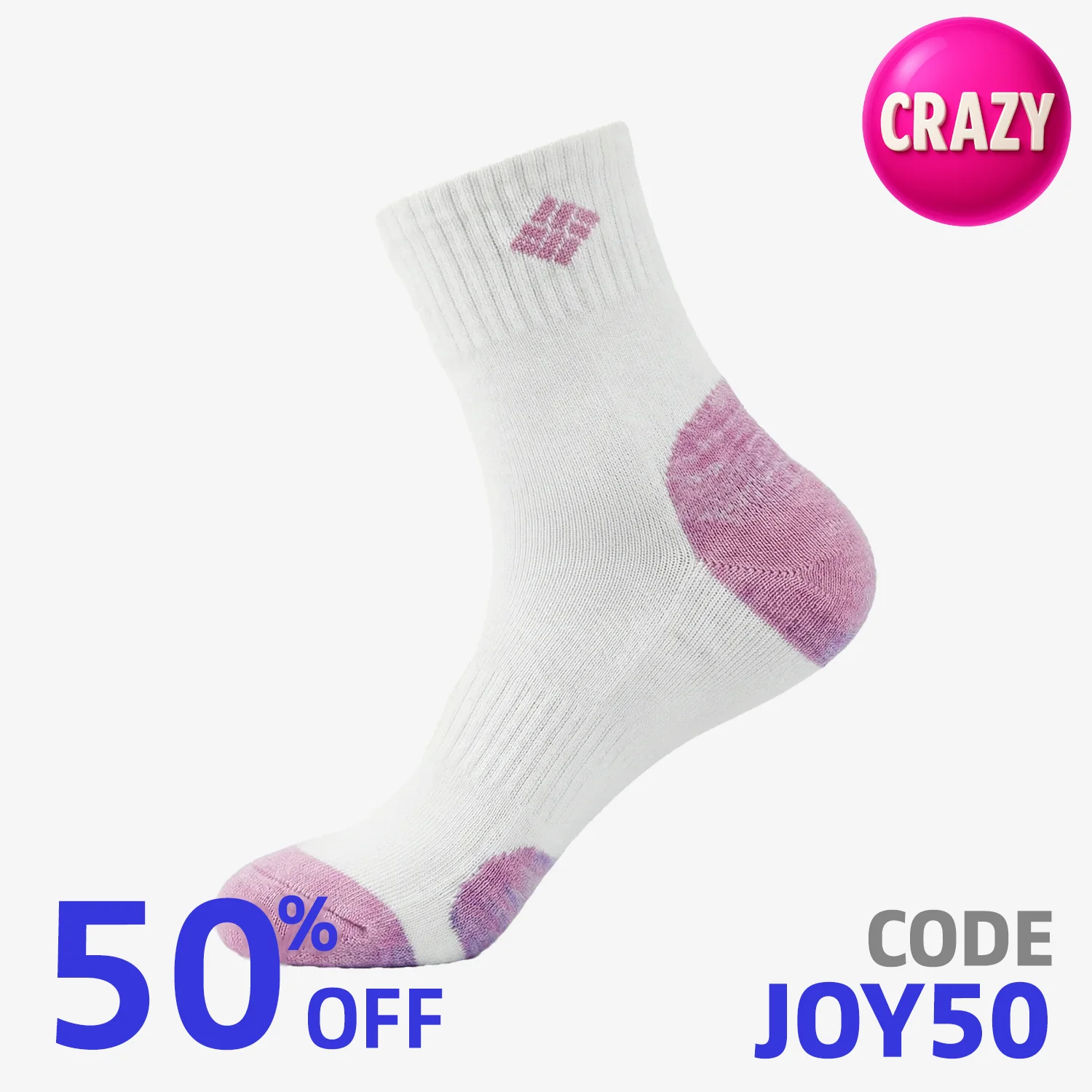 LingMei Women's Socks AS501 (Pink)