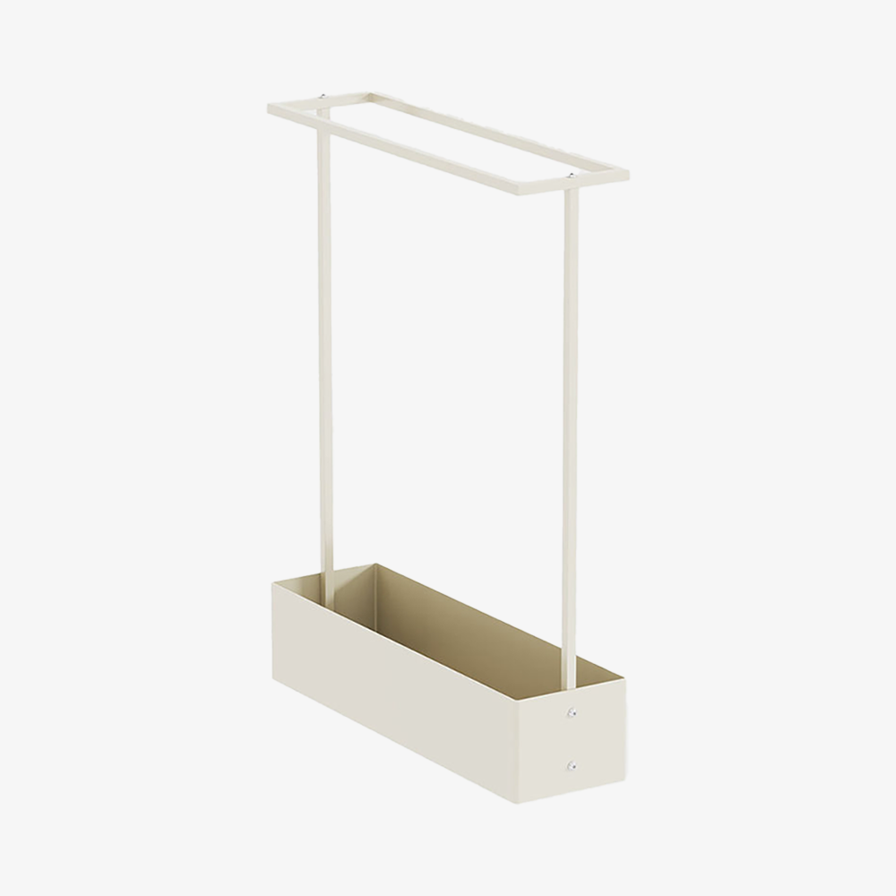 Metal Badminton Racket Storage Rack (White)