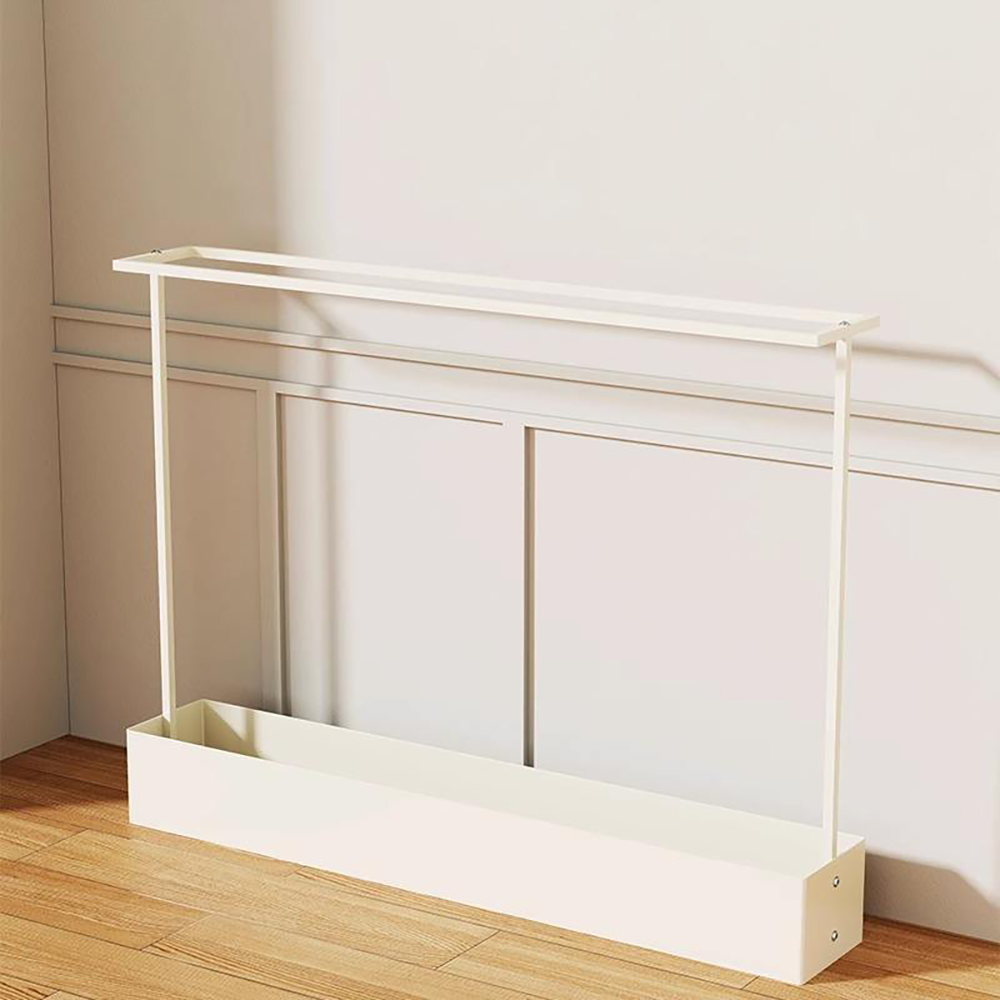 Metal Badminton Racket Storage Rack (White)