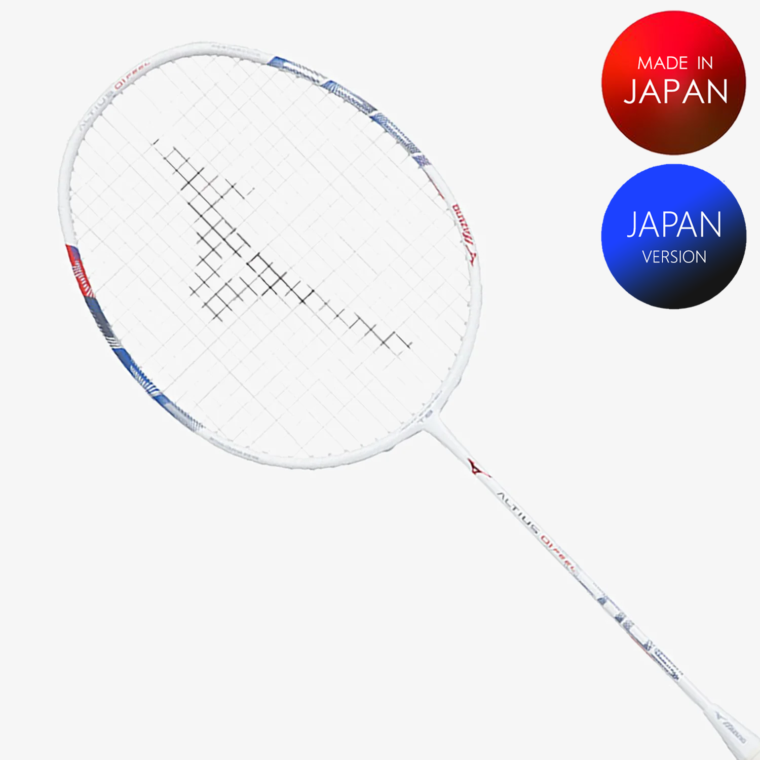Mizuno Altius 01 Feel (White/Red) - JoyBadminton Mizuno Altius 01 Feel (White/Red) - JoyBadminton