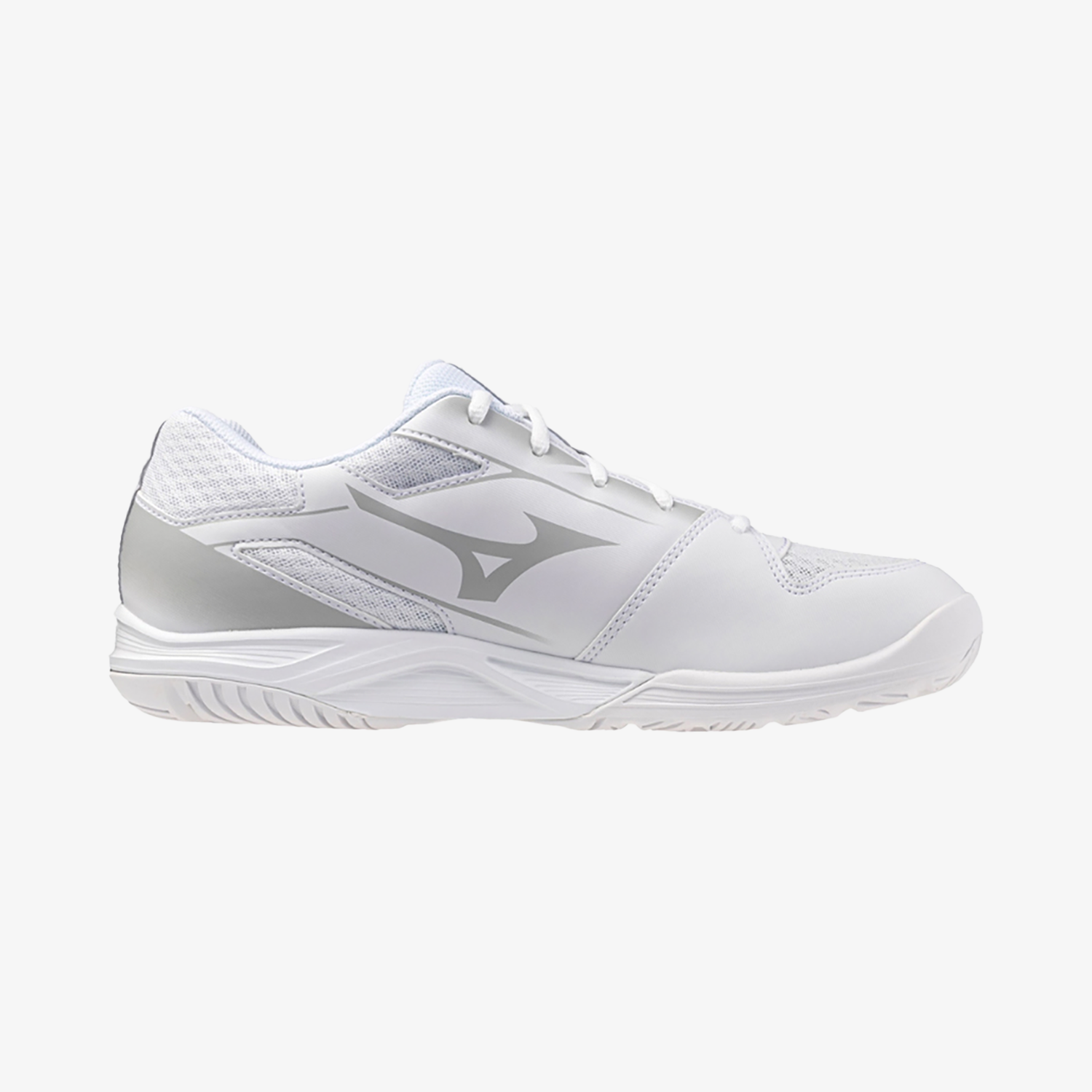 Mizuno Cyclone Speed 5 Wide Court Shoe (White/Silver)