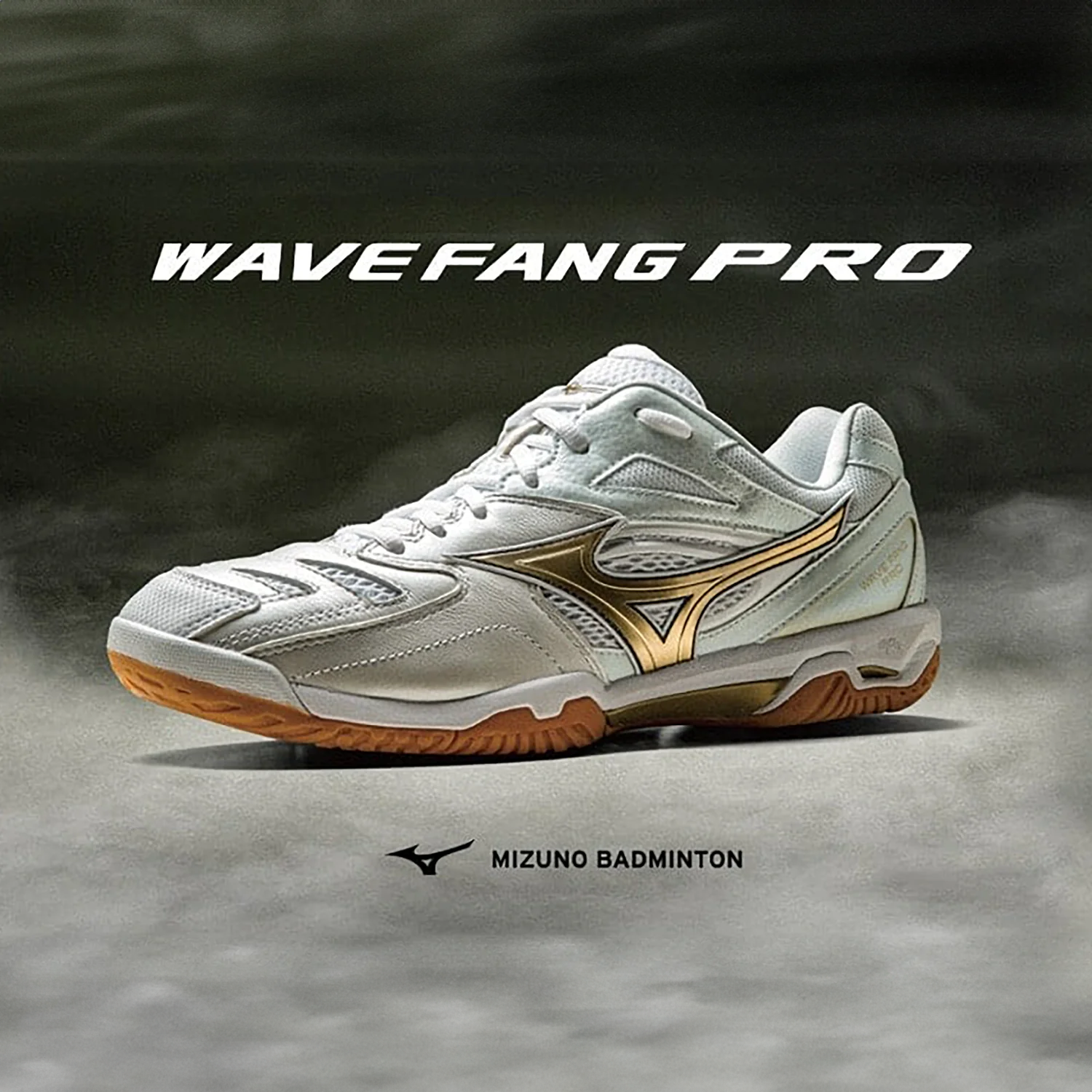 Mizuno Wave Fang Pro (White/Gold)-PRE-ORDER