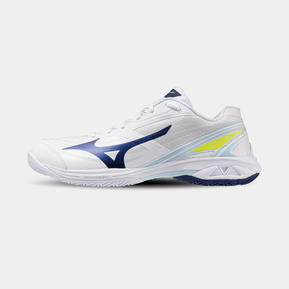 Mizuno Wave Claw 4 Wide Shoe (White/Blue)