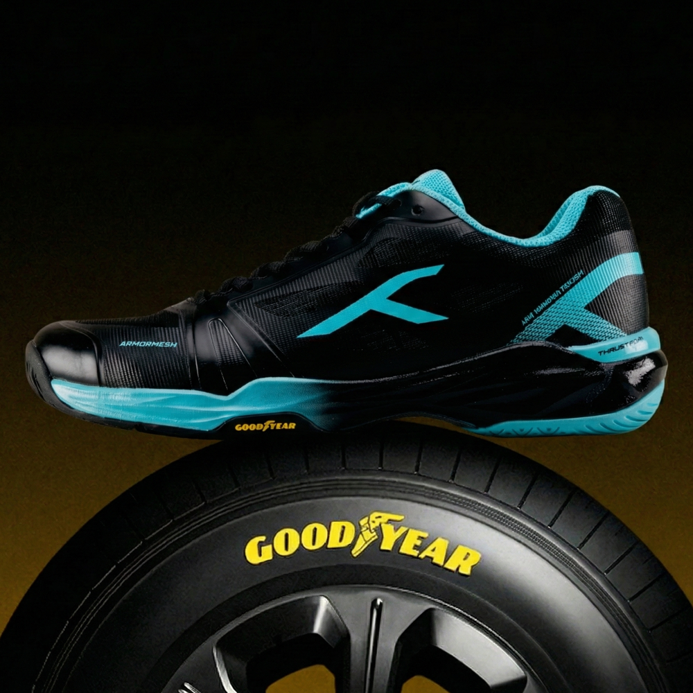 Hundred x Goodyear Phenom (Black/Aqua Blue) 2026 - PREORDER