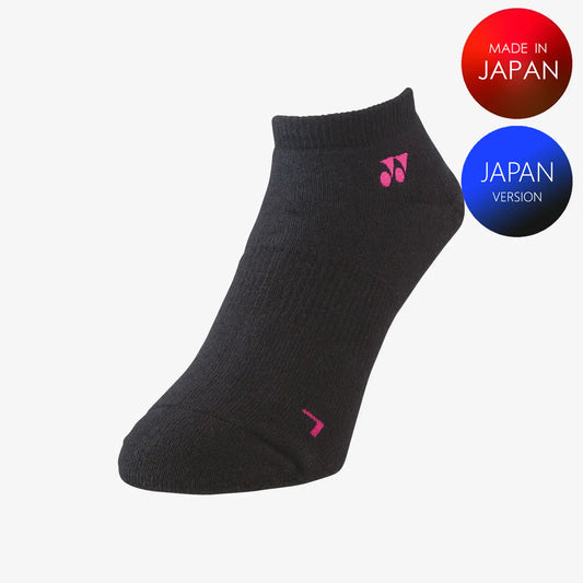 Yonex Men's Sports Low Cut Socks 19121BKPM (Black/Pink) 