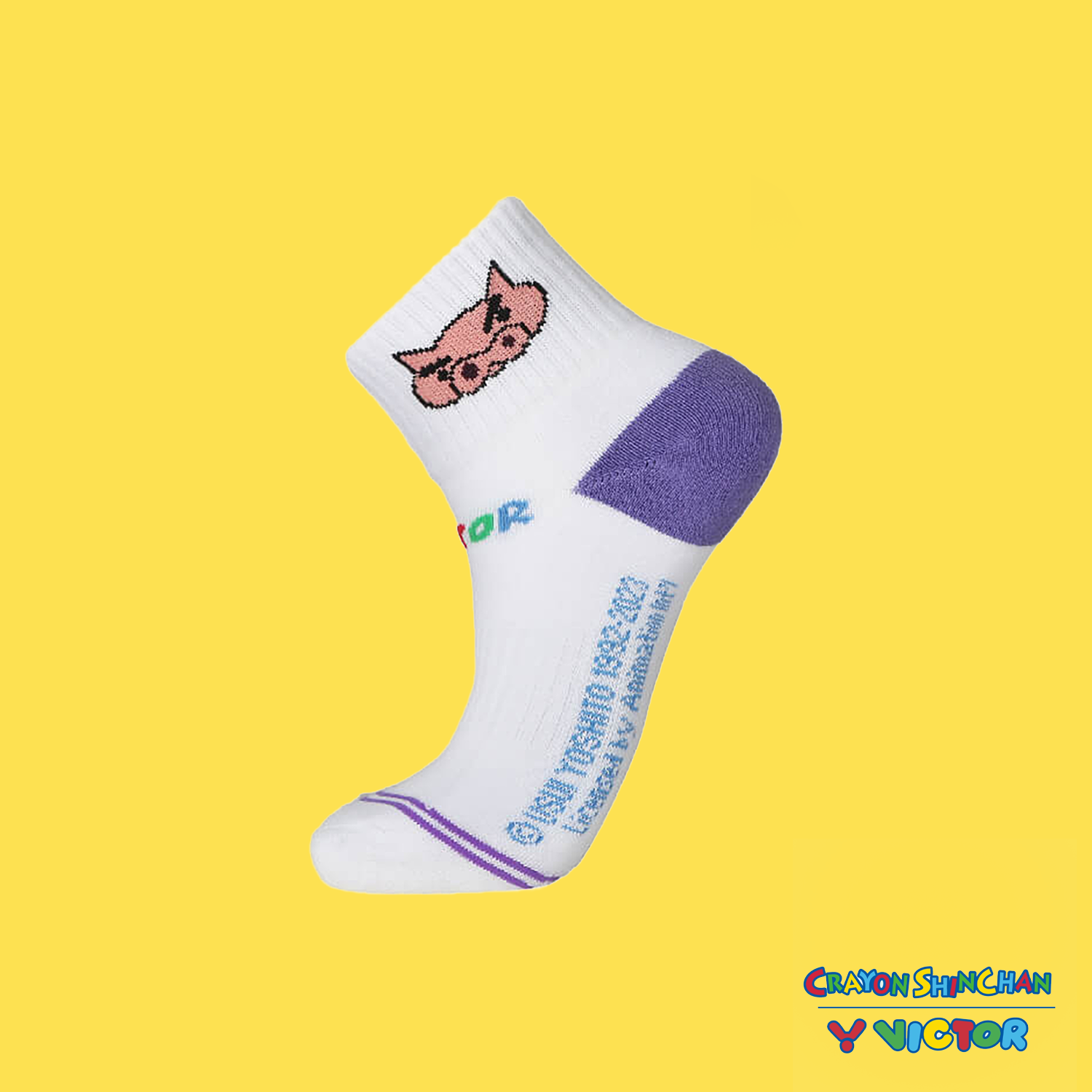 Victor x Crayon Shin Chan Junior Sports Socks SK-410CS-JD (Purple/Red) 