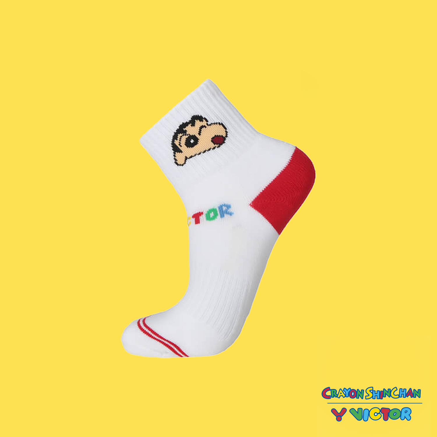 Victor x Crayon Shin Chan Junior Sports Socks SK-410CS-JD (Purple/Red) 