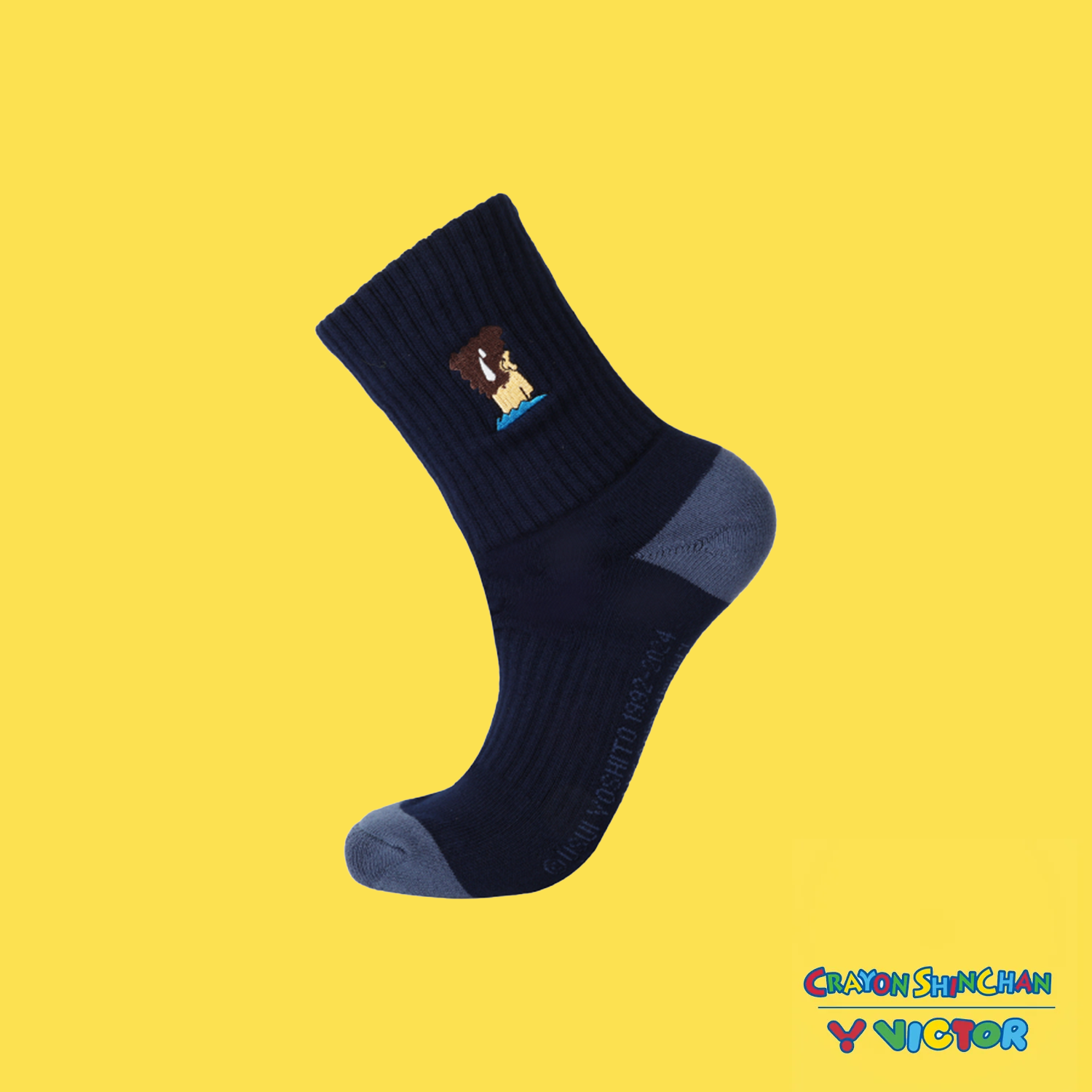 Victor x Crayon Shin Chan Women's Sports Socks SK-4505CS-B-M (Navy Blue)