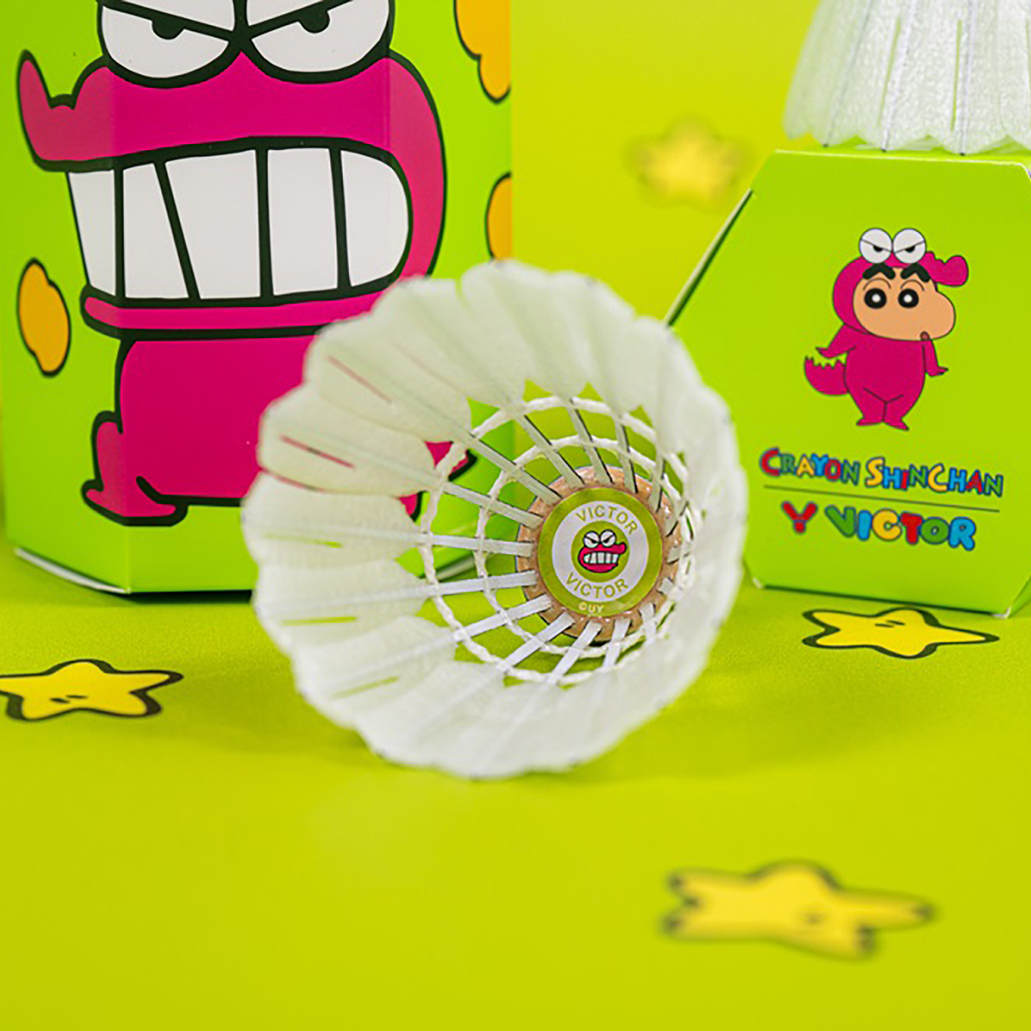 Victor x Crayon Shin Chan Carbon Shuttlecock NCS-CS-CRAYON 
