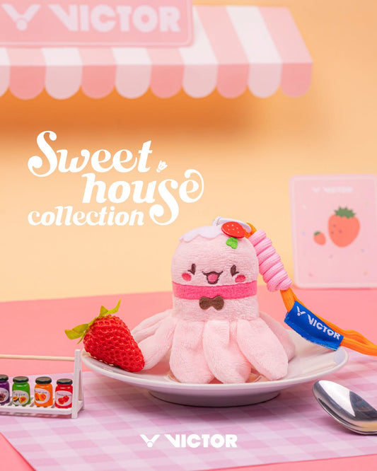 Victor Sweet House Collection Sweet Smash Bag Charm PG6027-I (Strawberry Daifuku)