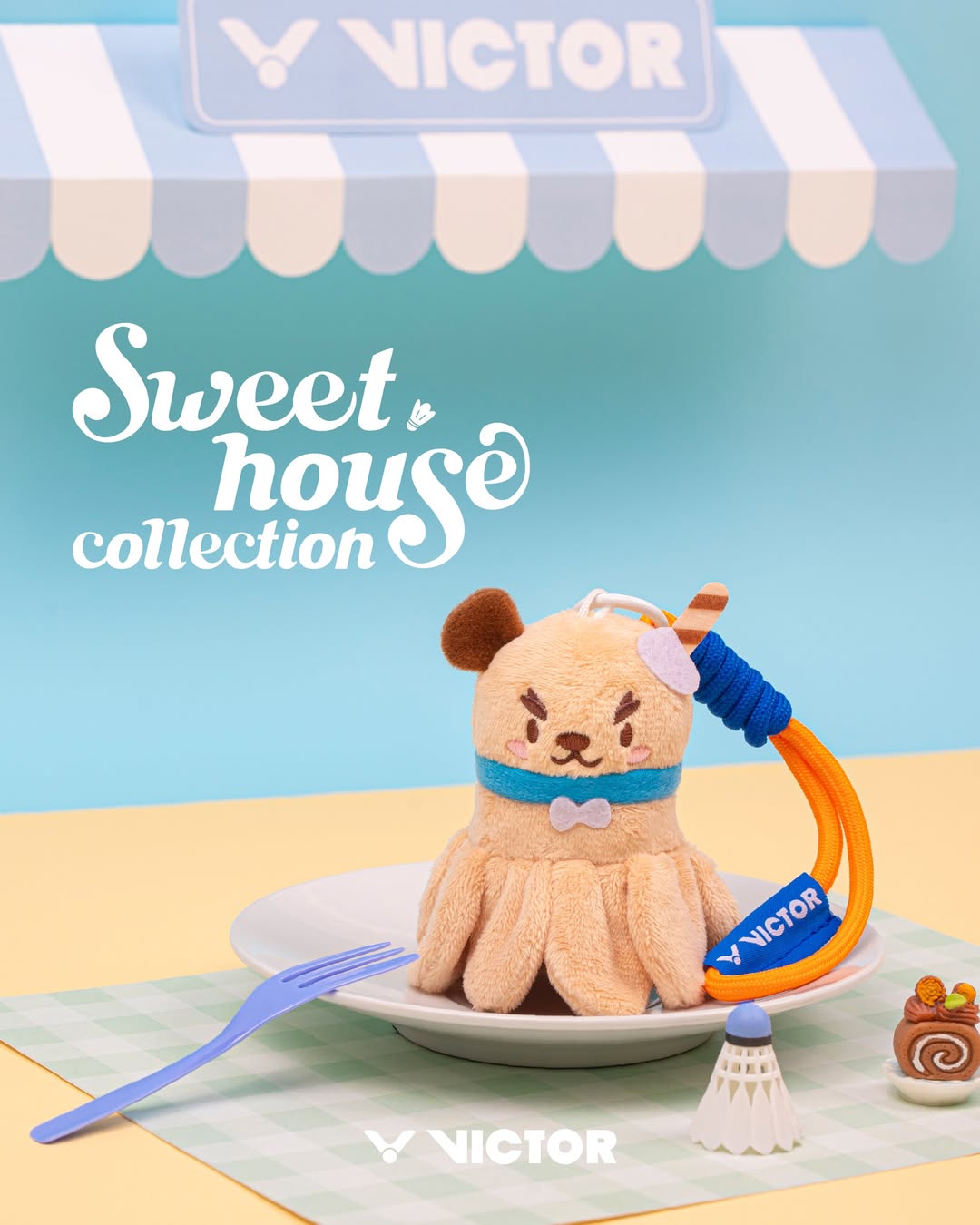 Victor Sweet House Collection Sweet Smash Bag Charm PG6027-V2 (Tiramisu)