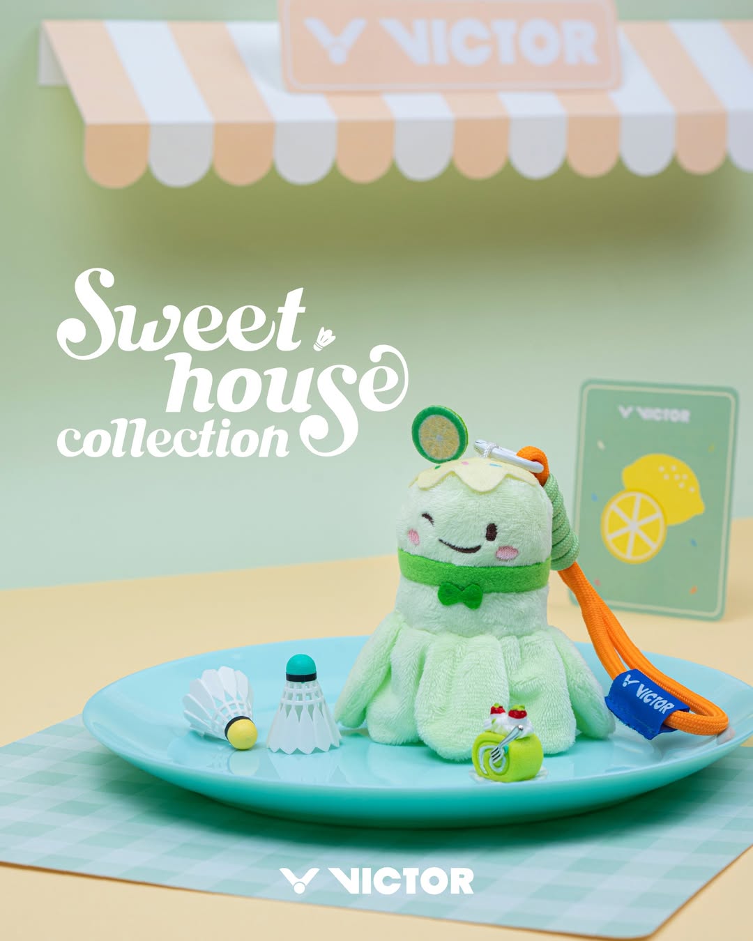 Victor Sweet House Collection Sweet Smash Bag Charm PG6027-R (Lemon Tart)