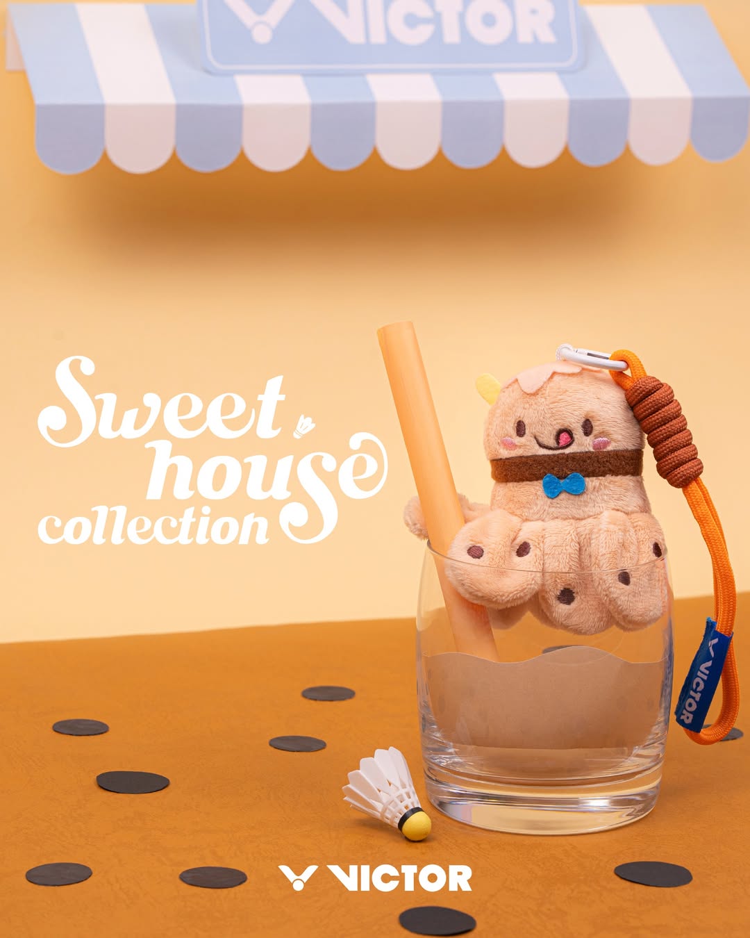 Victor Sweet House Collection Sweet Smash Bag Charm PG6027-V1 (Bubble Tea)