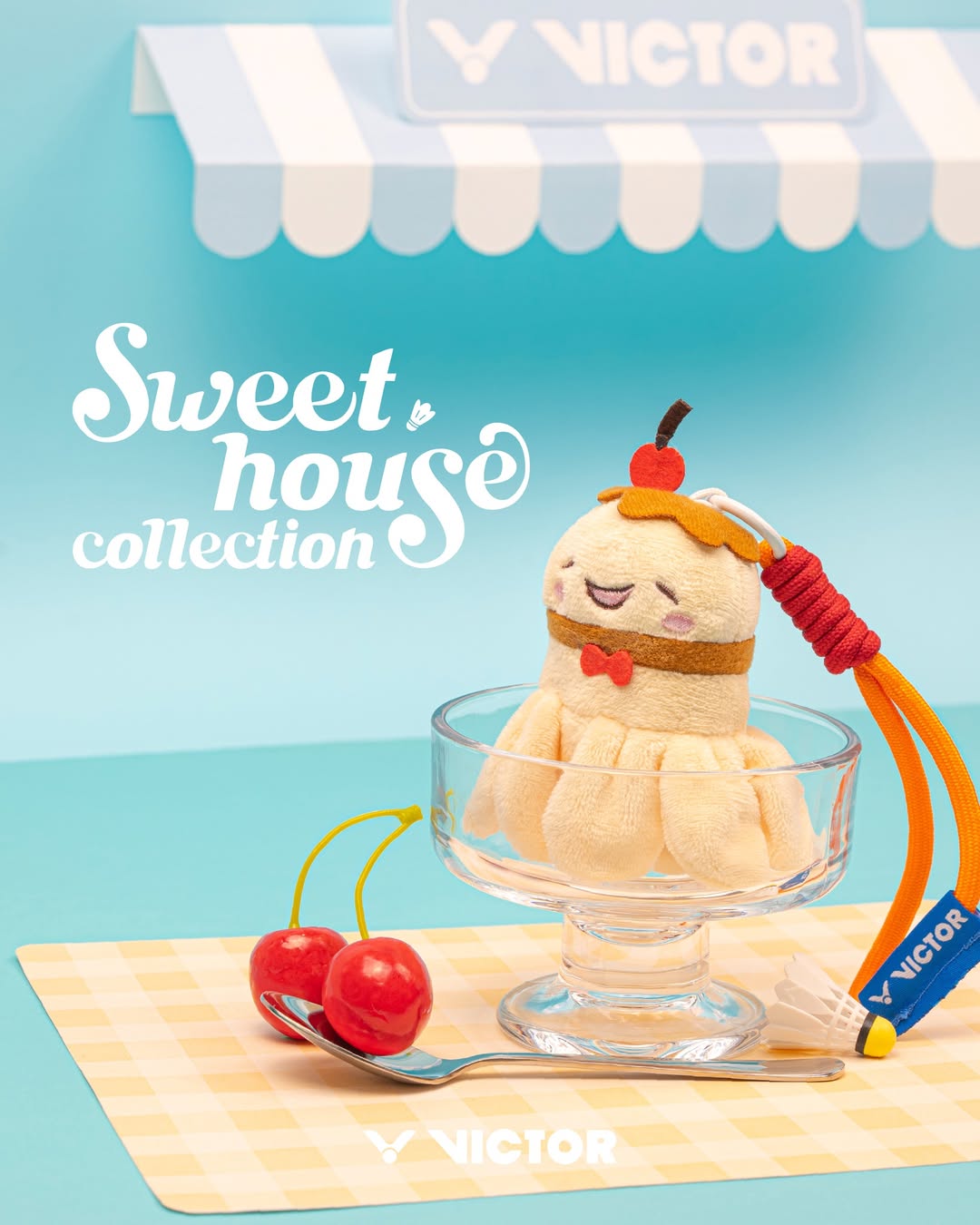 Victor Sweet House Collection Sweet Smash Bag Charm PG6027-E (Pudding)
