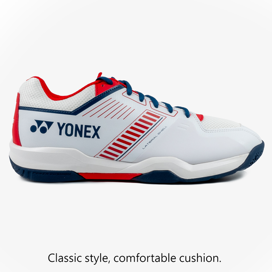 Yonex Strider Wide (White/Red) Court Shoe 