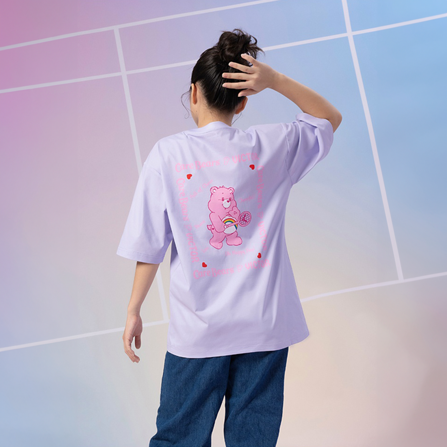 Victor x Care Bears T-Shirt T-4503CBC T (Light Purple)