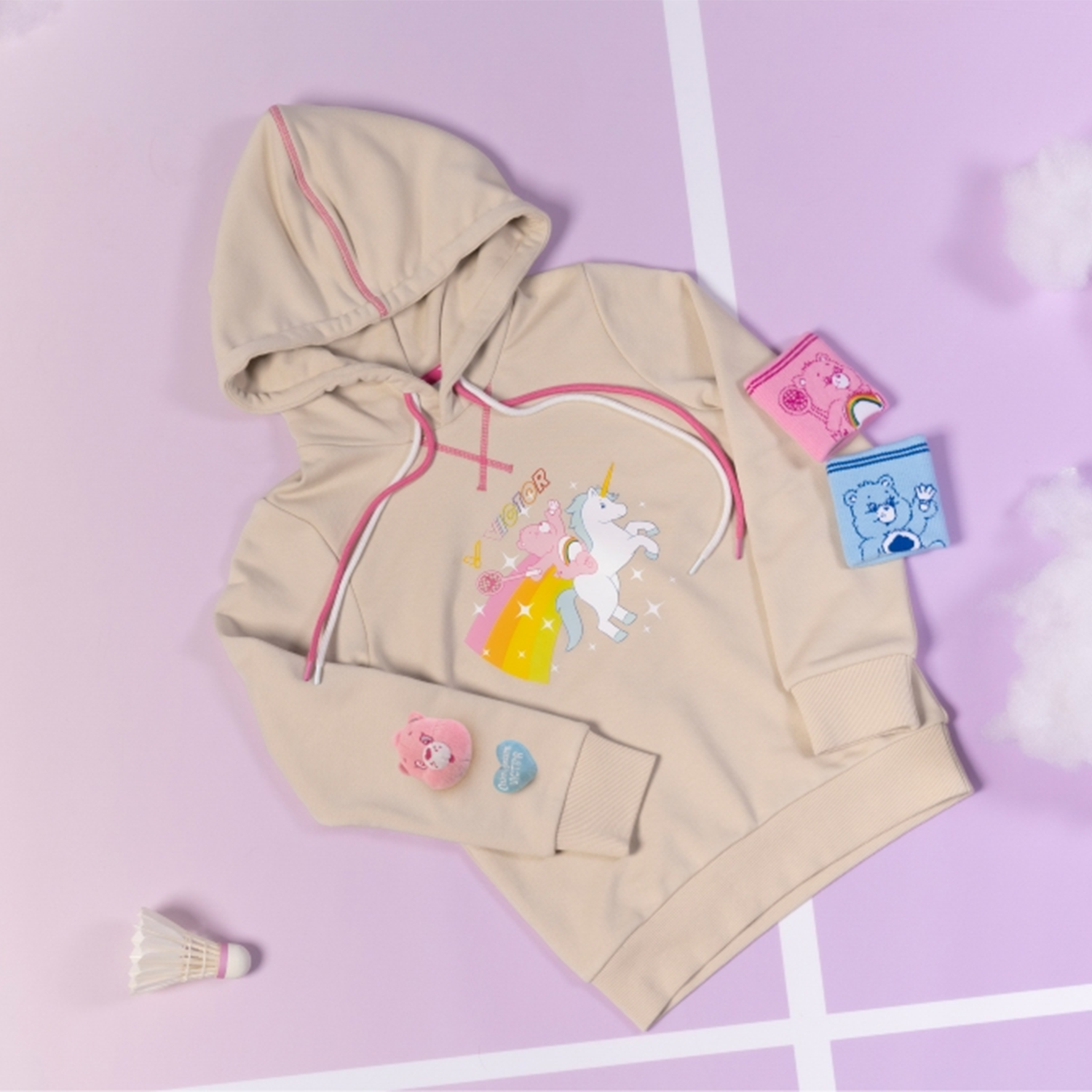 Victor x Care Bears Hoodie T-4505CBC V (Khaki)