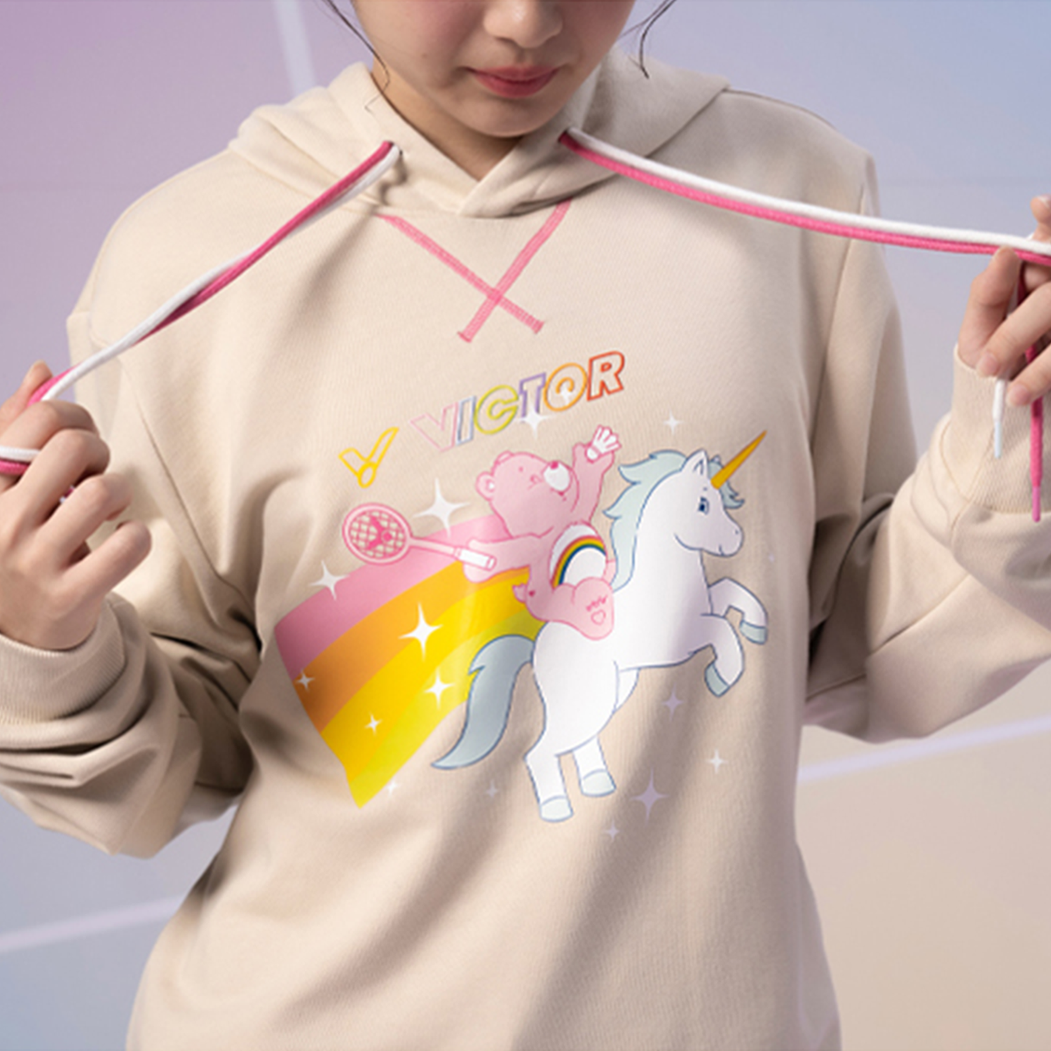 Victor x Care Bears Hoodie T-4505CBC V (Khaki)