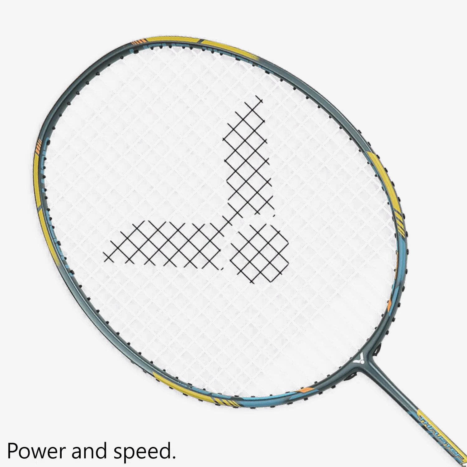 THRUSTER K 70 U (Unstrung) (Gray/Yellow) (TK-70-U)