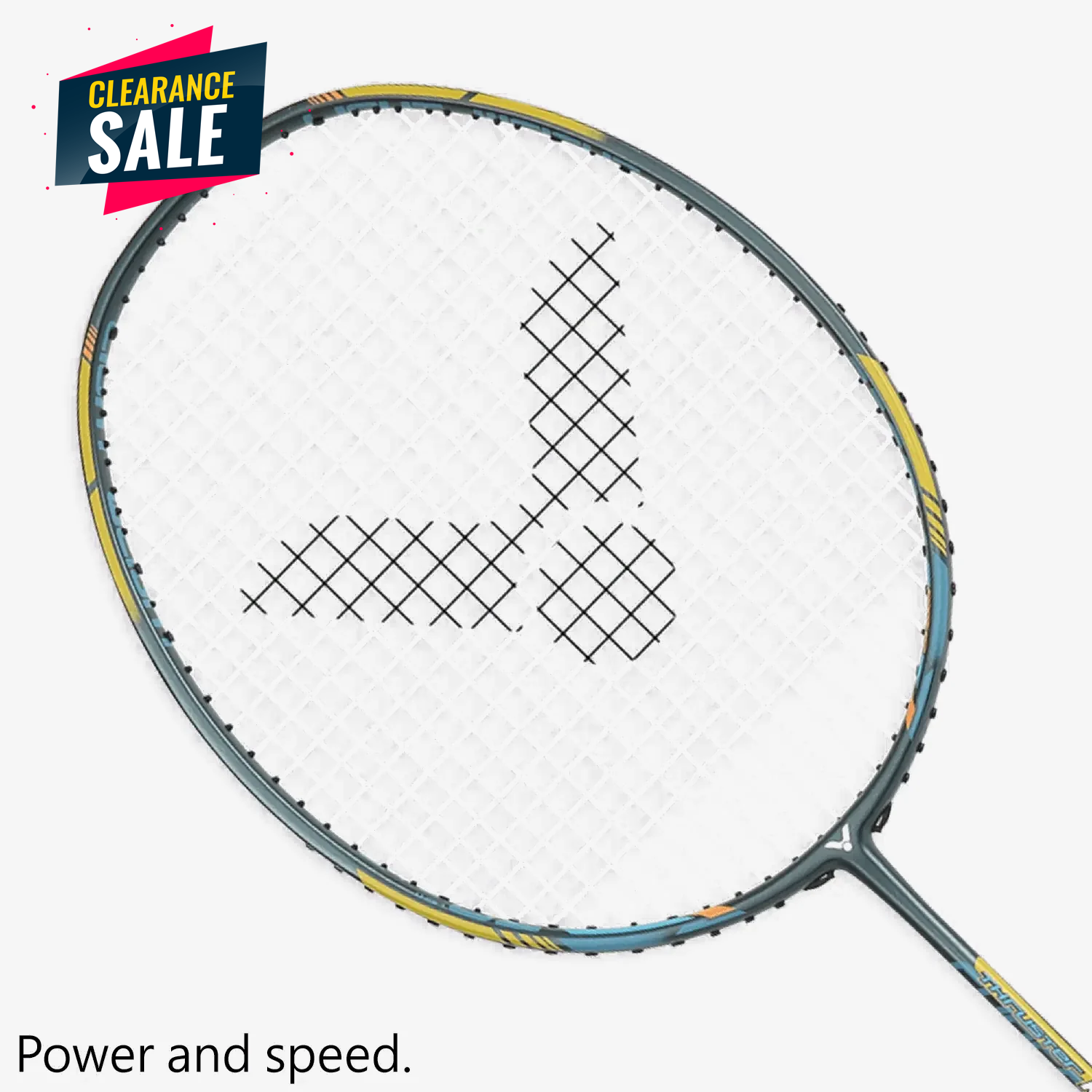 THRUSTER K 70 U (Unstrung) (Gray/Yellow) (TK-70-U)