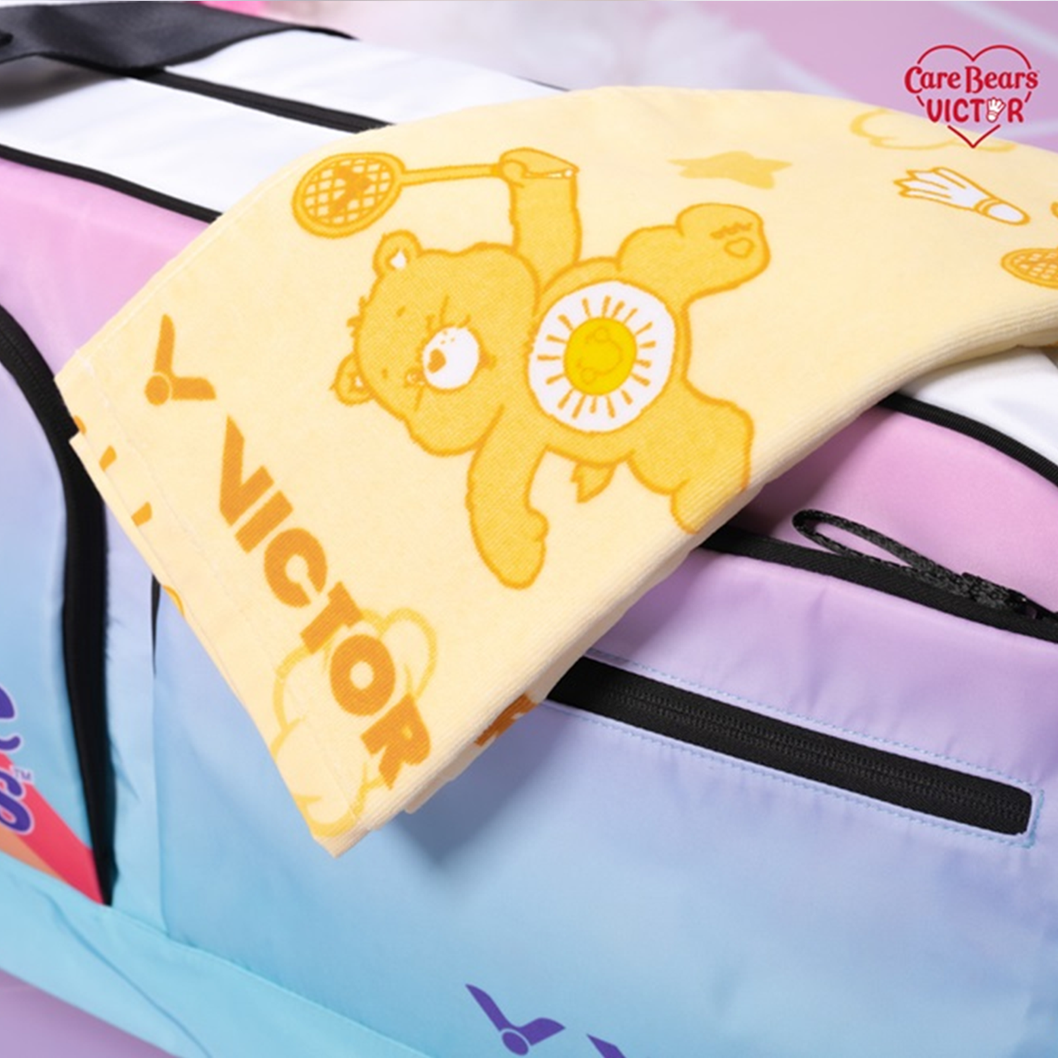 Victor x Care Bears Towel TW4507CBC E (Light Yellow)