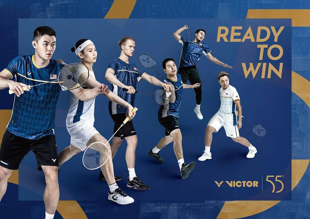 Victor 55th Anniversary Edition BR9012 Badminton Tennis Racket Backpack (Navy) 