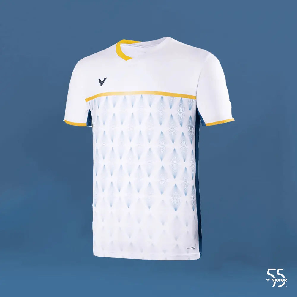 Victor 55th Anniversary Edition T-5501A Tournament Edition Shirt (White) 