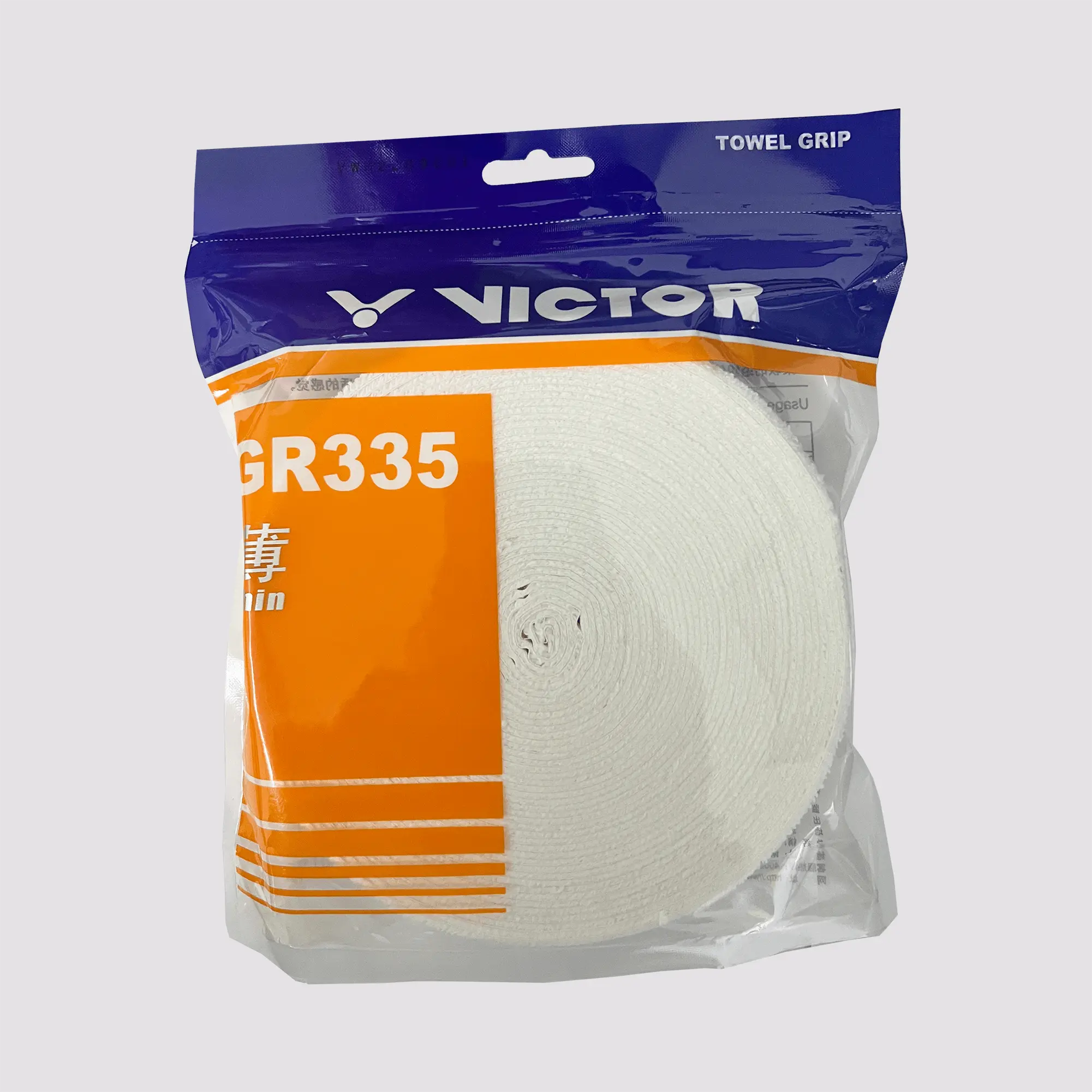Victor Racket Yellow Victor GR335 Thin Tower Grip Roll - JoyBadminton