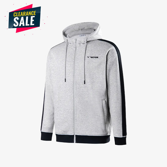 Victor Zip Up Hoodie J-35604H (Grey) 