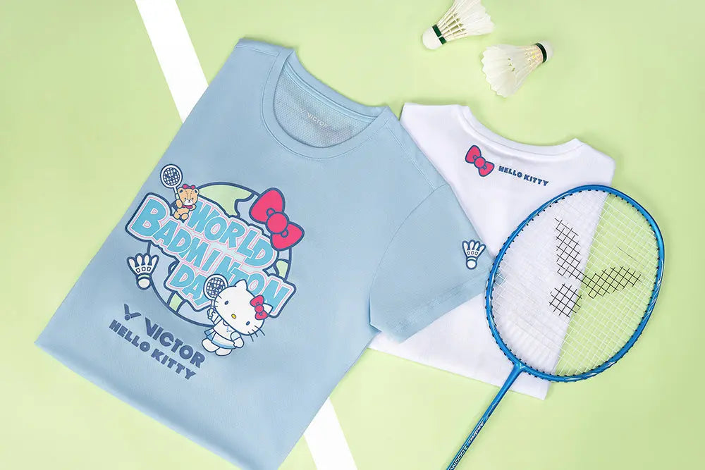 Victor x Hello Kitty World Badminton Day T-Shirt T-KT301M (Blue) 