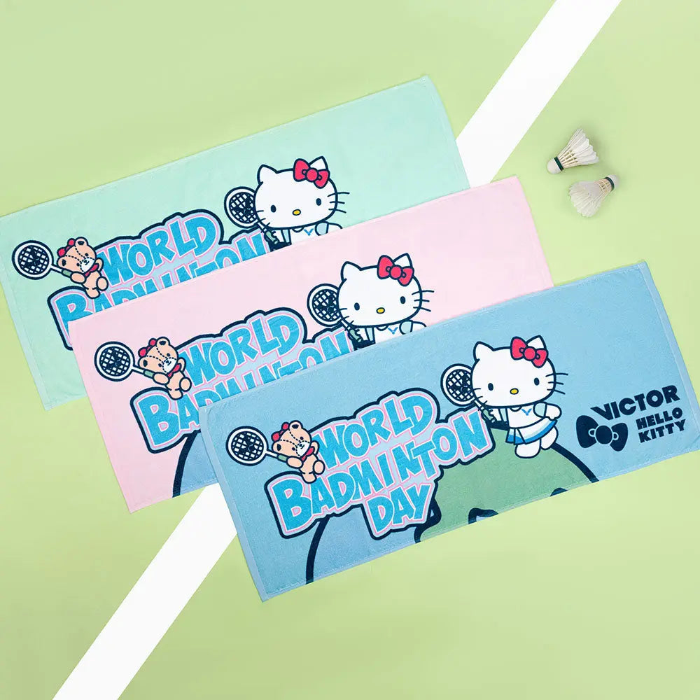 Victor x Hello Kitty World Badminton Day Towel TW-KT302 R (Green) 