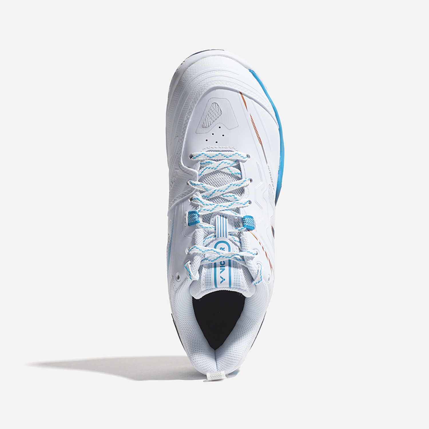 Victor A830NitroLite Wide Shoe A830NLITE-AF (White MykonosBlue)